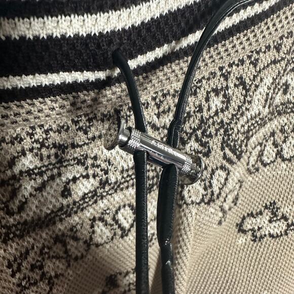 Amiri Bandana Cotton Cashmere Blend Matching Set Tan Brown Polo Shorts Size XXL - Picture 10 of 16